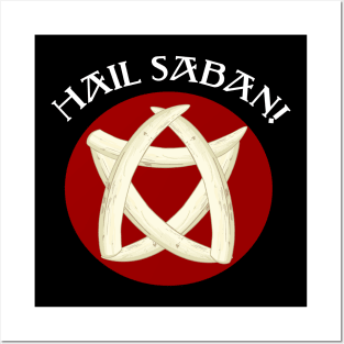 Hail Saban Elephant Tusk Pentagram Posters and Art